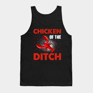 Crawfish Chicken Ditch Retro Cajun Food Gift Tank Top